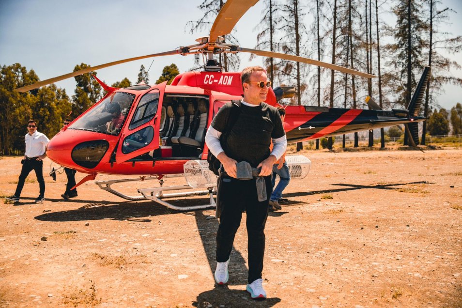 El ex Fórmula 1 y bicampeón de Stock Car Rubens Barrichello visitó Chile