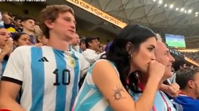 El mensaje del hincha captado acosando a Lali Espósito: “Para evitar caer, me sostuve un segundo en tu cintura”