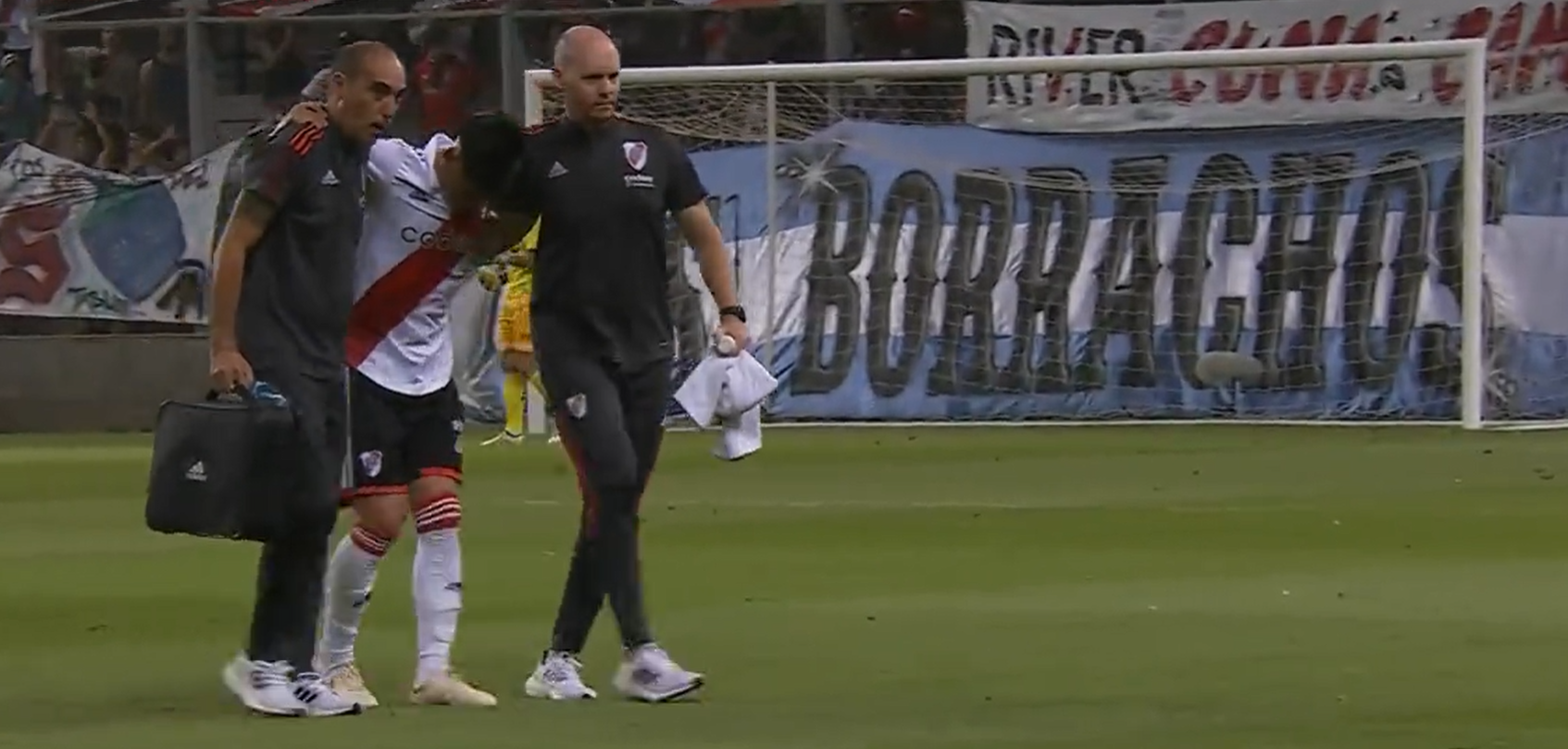 Matías Kranevitter sufrió una fractura en el amistoso entre River Plate y La Calera