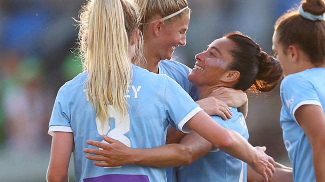 María José Rojas anotó en la goleada de Melbourne City sobre Canberra