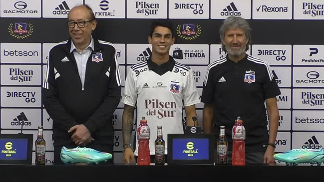 Wiemberg fue presentado en Colo Colo: Es un gran paso y quiero volver a estar en la selección