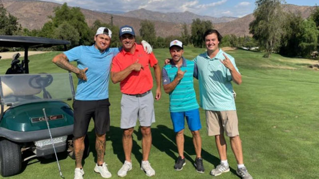 Nicolás Castillo le ganó una partida de golf por “boleta” a Marcelo Díaz
