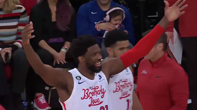 Philadelphia 76ers derrotó a New York Knicks comandados por Joel Embiid