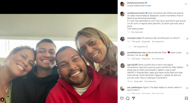 Crece la incertidumbre: Hija de Pelé describió “momentos difíciles de explicar”