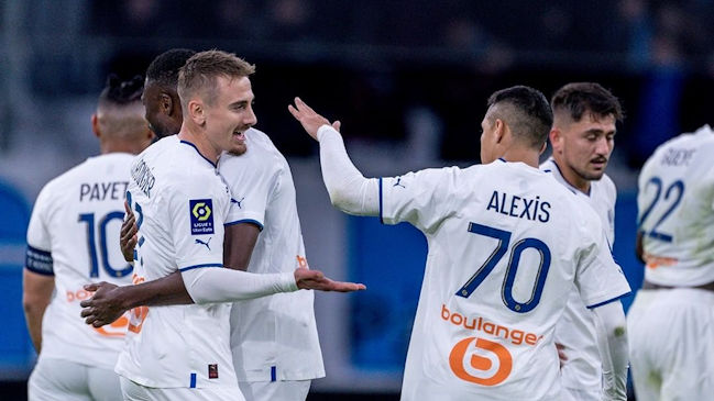 Olympique de Marsella con Alexis arrasó con Toulouse en su regreso a la liga francesa