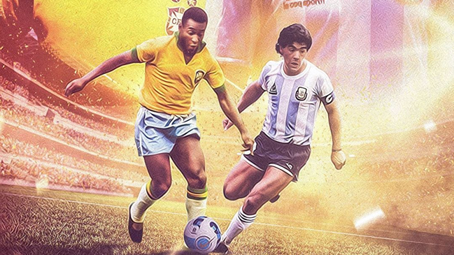 “Espero que podamos jugar juntos en el cielo”: El recuerdo del mensaje de Pelé a Maradona