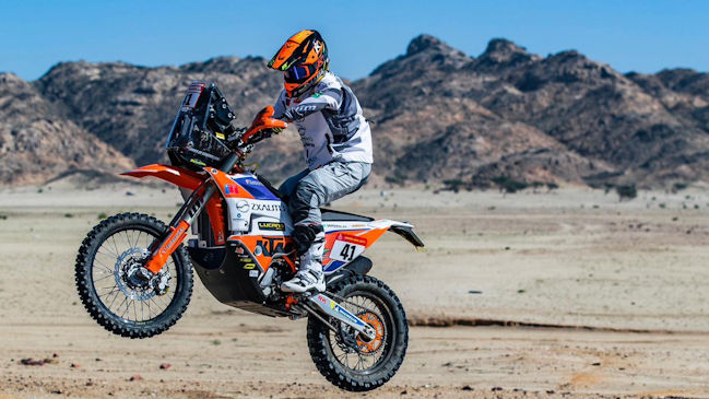 Tomás de Gavardo: Estoy viviendo el sueño de terminar el Dakar, el mismo de mi padre