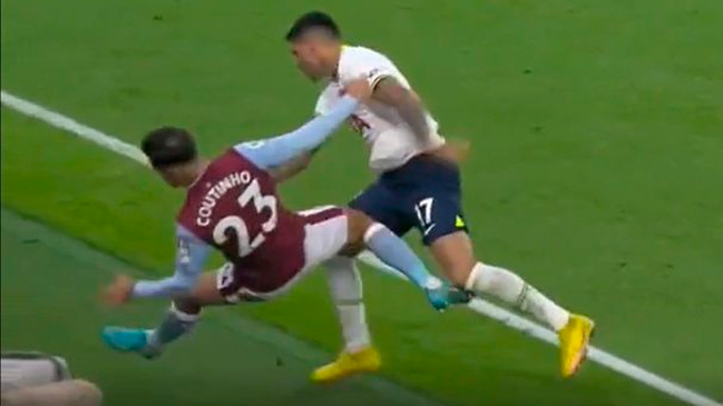 Romero volvió con todo a la Premier League: El viral encontrón con Coutinho