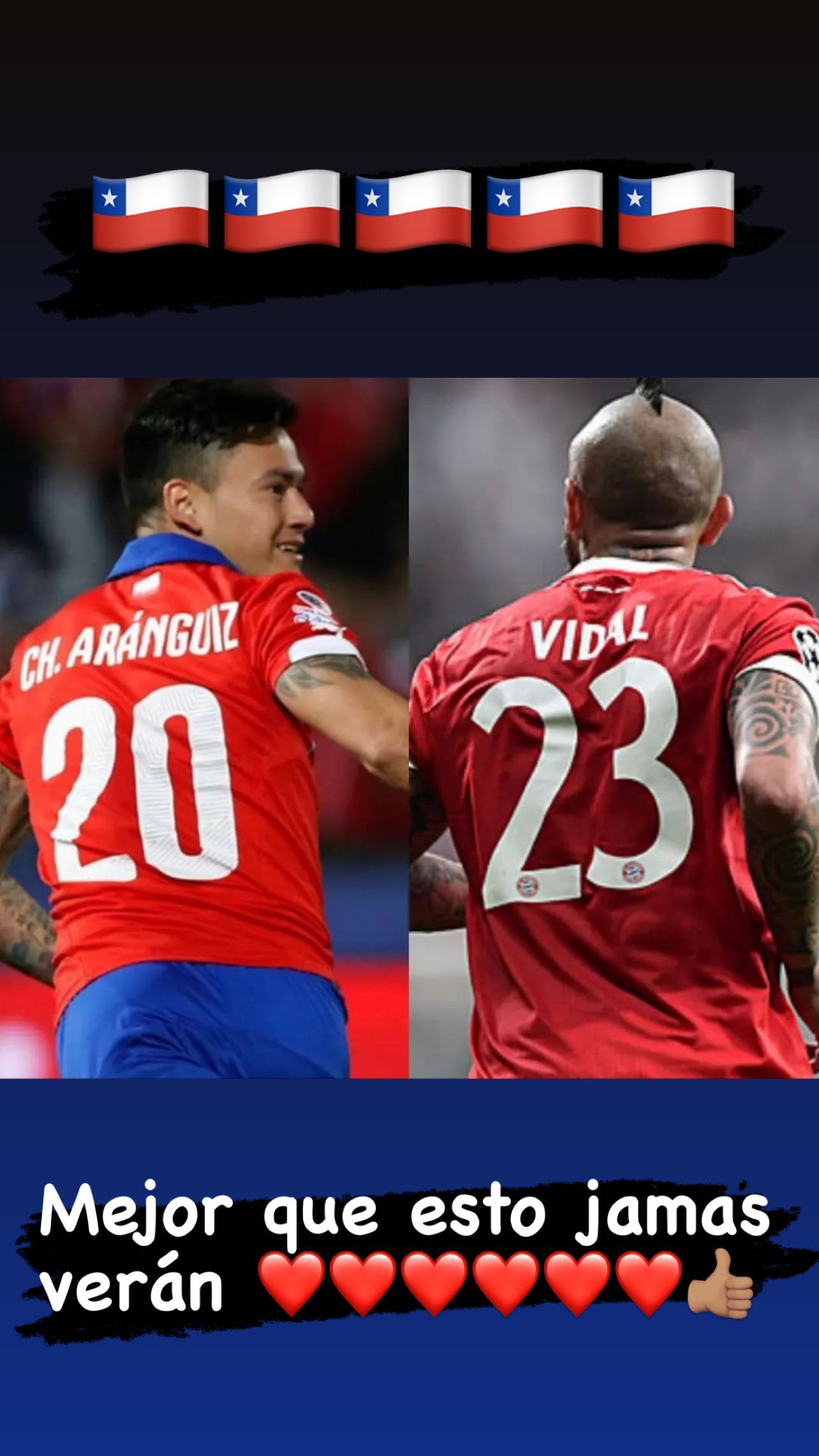 “Mejor que esto, jamás verán”: El mensaje de Arturo Vidal con un guiño a la Roja y Aránguiz