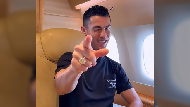 “Nos vemos pronto”: El mensaje de Cristiano Ronaldo en su viaje para incorporarse a Al-Nassr