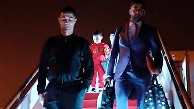 Así fue la llegada de Cristiano Ronaldo a Arabia Saudita para enrolarse en Al Nassr
