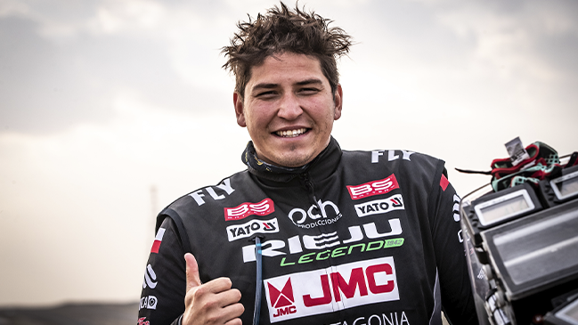 Patricio Cabrera superó la cuarta etapa y escaló posiciones en el Dakar