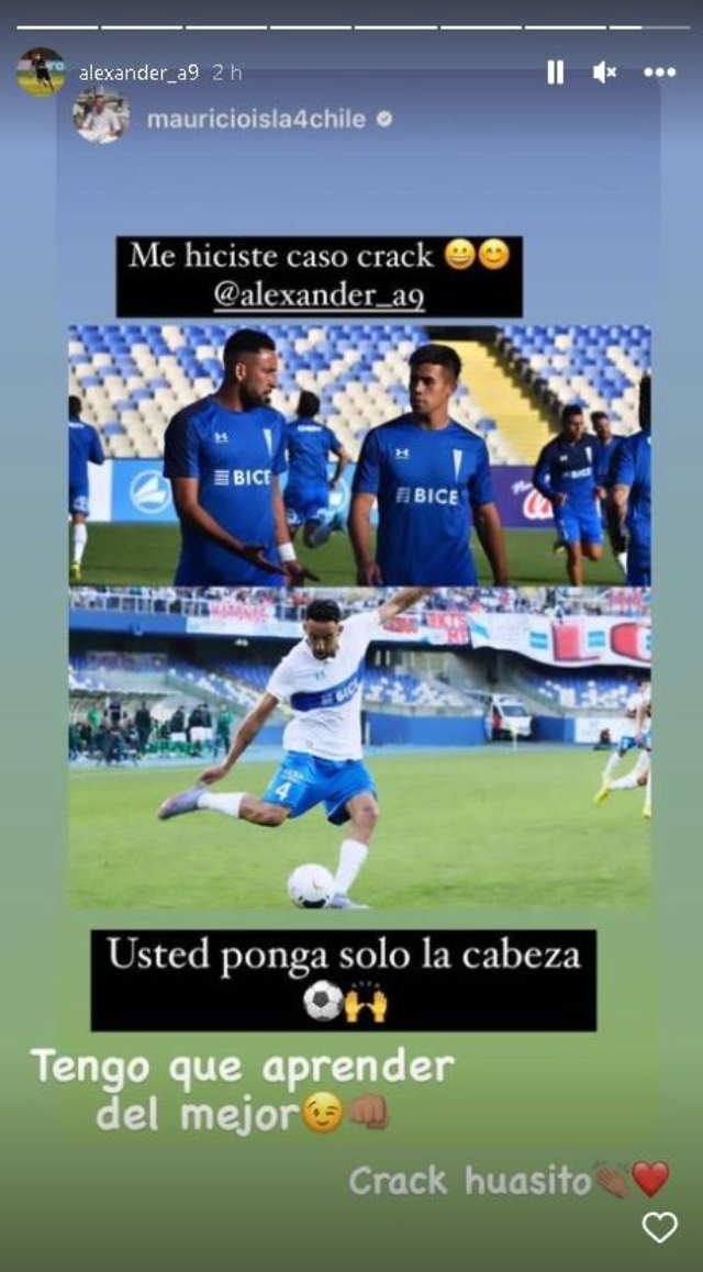 El consejo de Mauricio Isla a Alexander Aravena que se viralizó y después borró