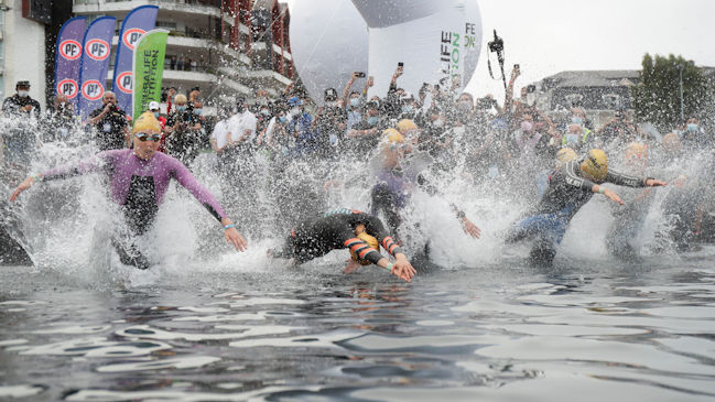 Capitán de puerto de Lago Villarrica explicó el simulacro de rescate con miras al Ironman de Pucón