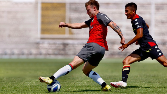 Doblete de Bruno Barticciotto le dio el triunfo a Palestino ante Unión Española en amistoso de preparación