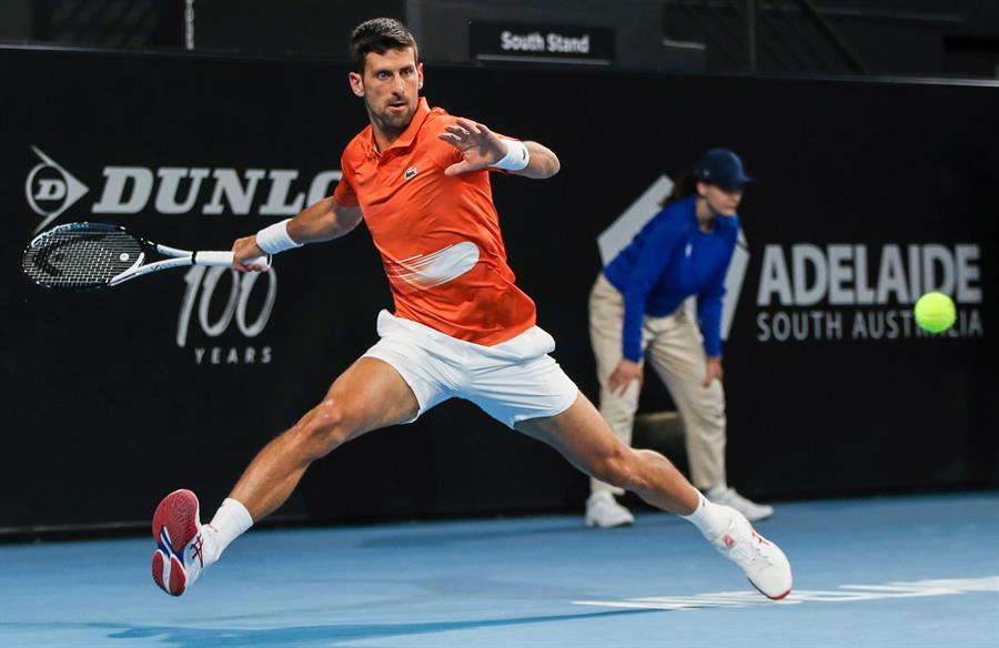 El triunfo de Novak Djokovic sobre Medvedev para alcanzar la final en Adelaida