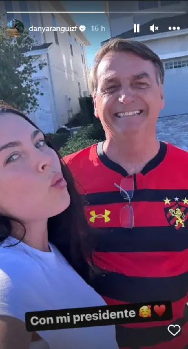 El amistoso encuentro de Jorge Valdivia con Jair Bolsonaro en Estados Unidos