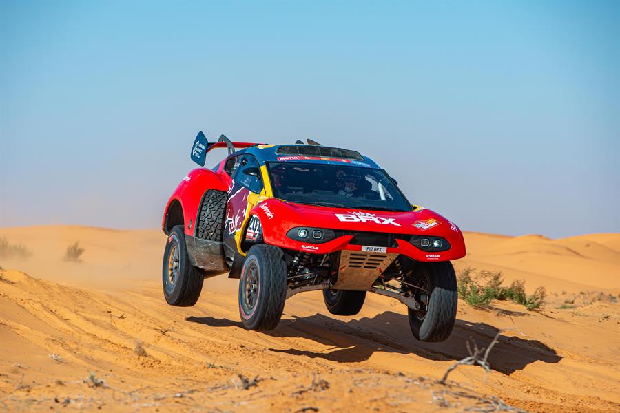 Sébastien Loeb logró su tercera victoria y ya está en el podio del Rally Dakar