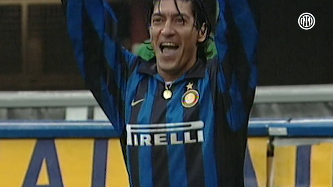 Inter de Milán recordó un aniquilador hat-trick de Iván Zamorano