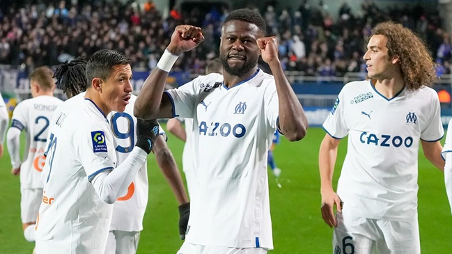 Marsella de Alexis Sánchez batió como visita a Troyes y estiró su racha en Francia