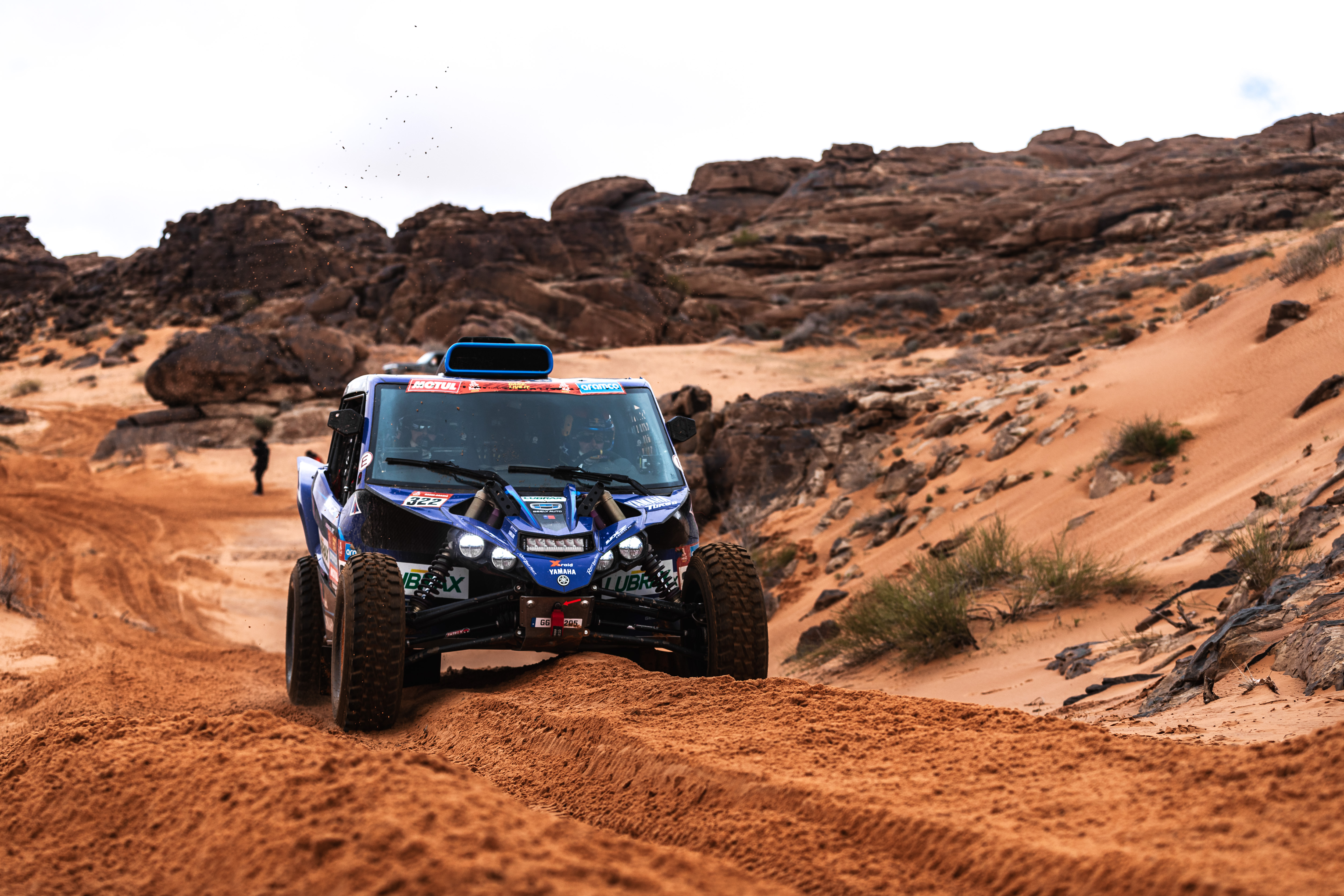 Repitió podio: Ignacio Casale fue tercero en la undécima etapa del Dakar