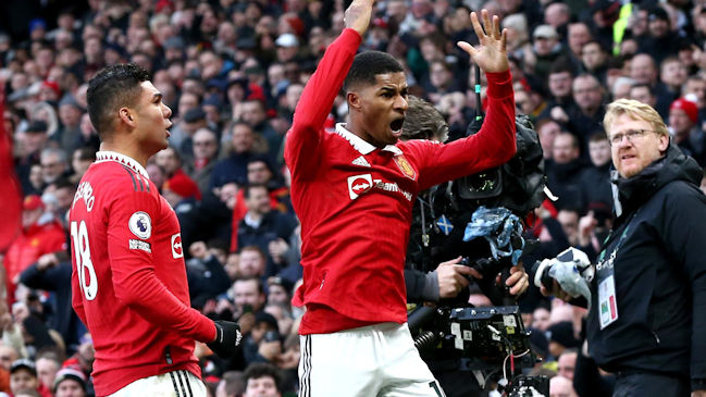 Rashford volvió a ser clave para Manchester United al anotar el gol del triunfo ante el City