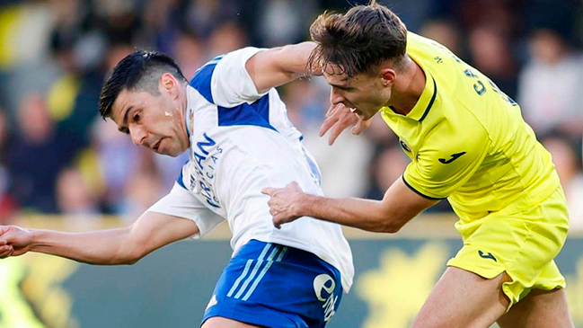 Tomás Alarcón actuó como titular en ajustada victoria de Zaragoza sobre Villarreal B