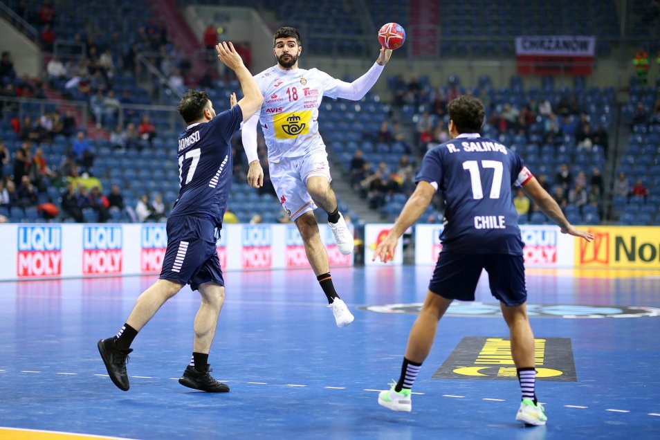 Chile jugó un buen papel pese a caída ante España en el Mundial de balonmano