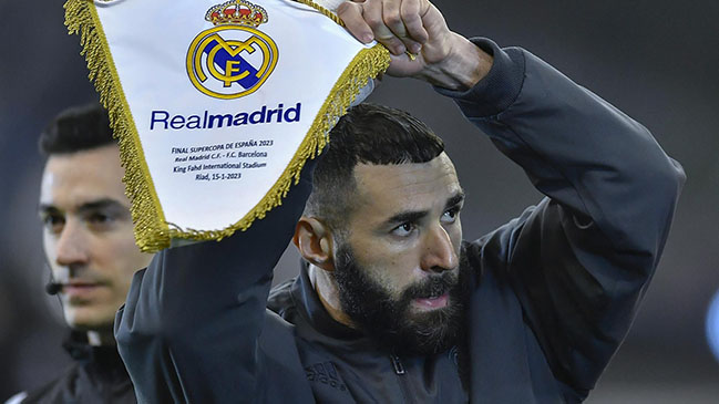 Benzema anotó el gol del honor en derrota de Real Madrid ante FC Barcelona