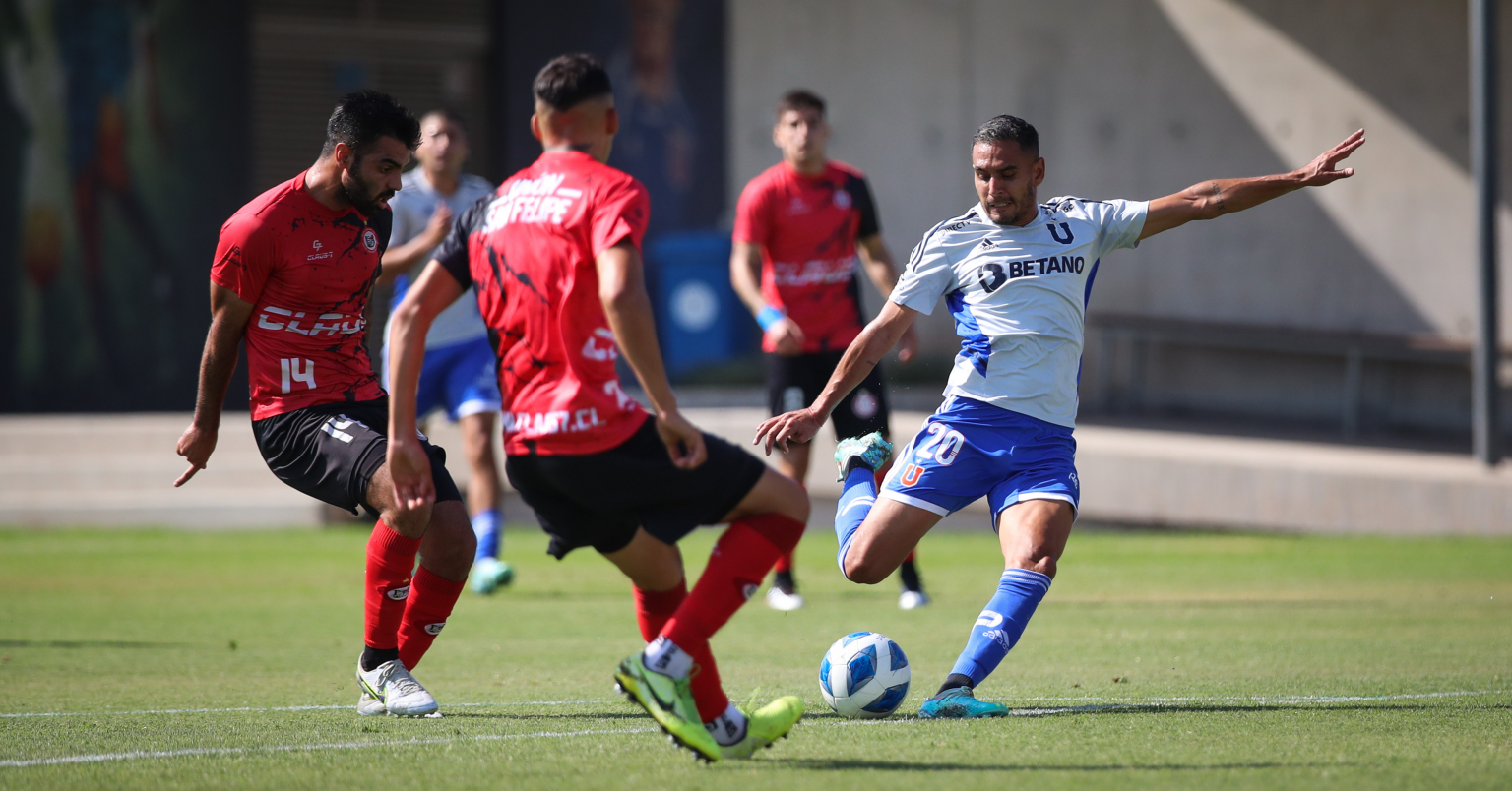Universidad de Chile goleó a San Felipe en su último amistoso de pretemporada