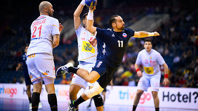 Chile juega ante Montenegro en el Mundial de Balonmano