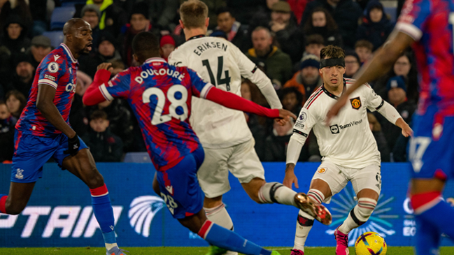 Manchester United vio truncada su racha triunfal con un agónico empate frente a Crystal Palace