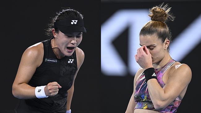 Lin Zhu dio la sorpresa despachando a Sakkari del Abierto de Australia