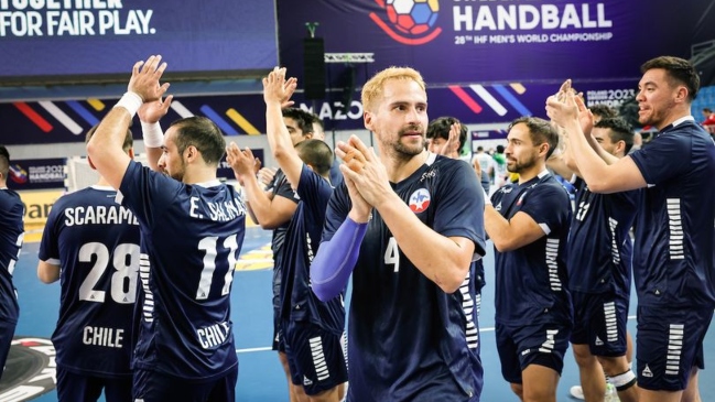 Chile venció a Uruguay en el balonmano y sumó su segunda victoria en el Mundial