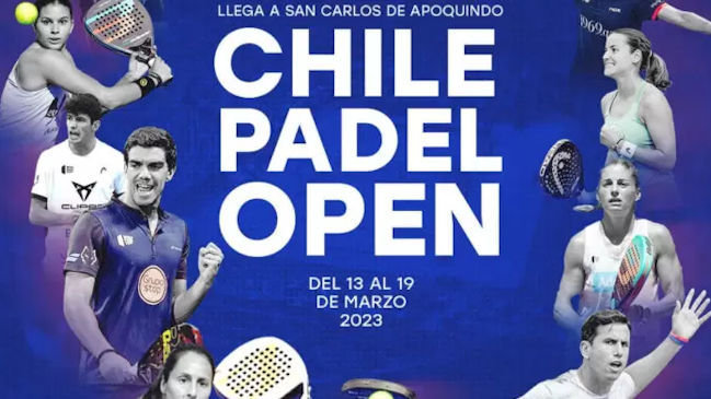 Todos los detalles de la fecha mundial con el Chile Padel Open que se realizará en marzo