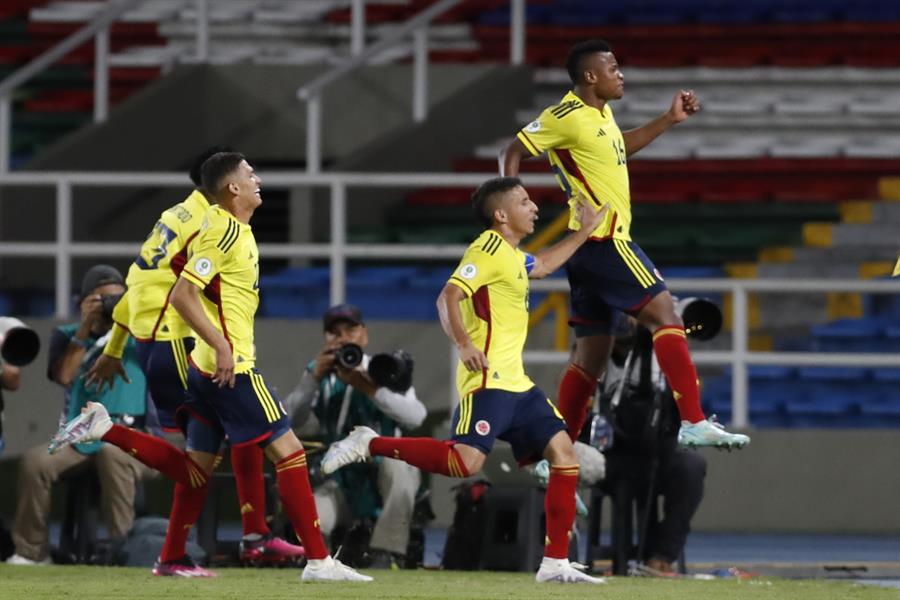 Colombia hundió a Perú en el Sudamericano sub 20
