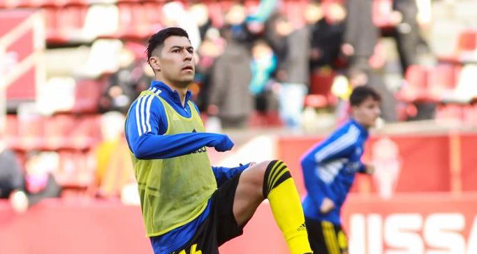 Tomás Alarcón fue expulsado y sólo jugó siete minutos en derrota de Zaragoza