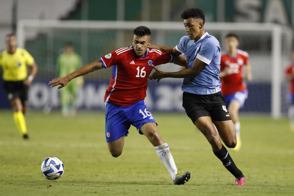 La Roja fue goleada inapelablemente por Uruguay en la segunda fecha del Sudamericano sub 20