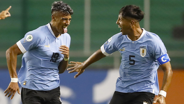 Los tres goles de Uruguay que derribaron a La Roja en el Sudamericano sub 20