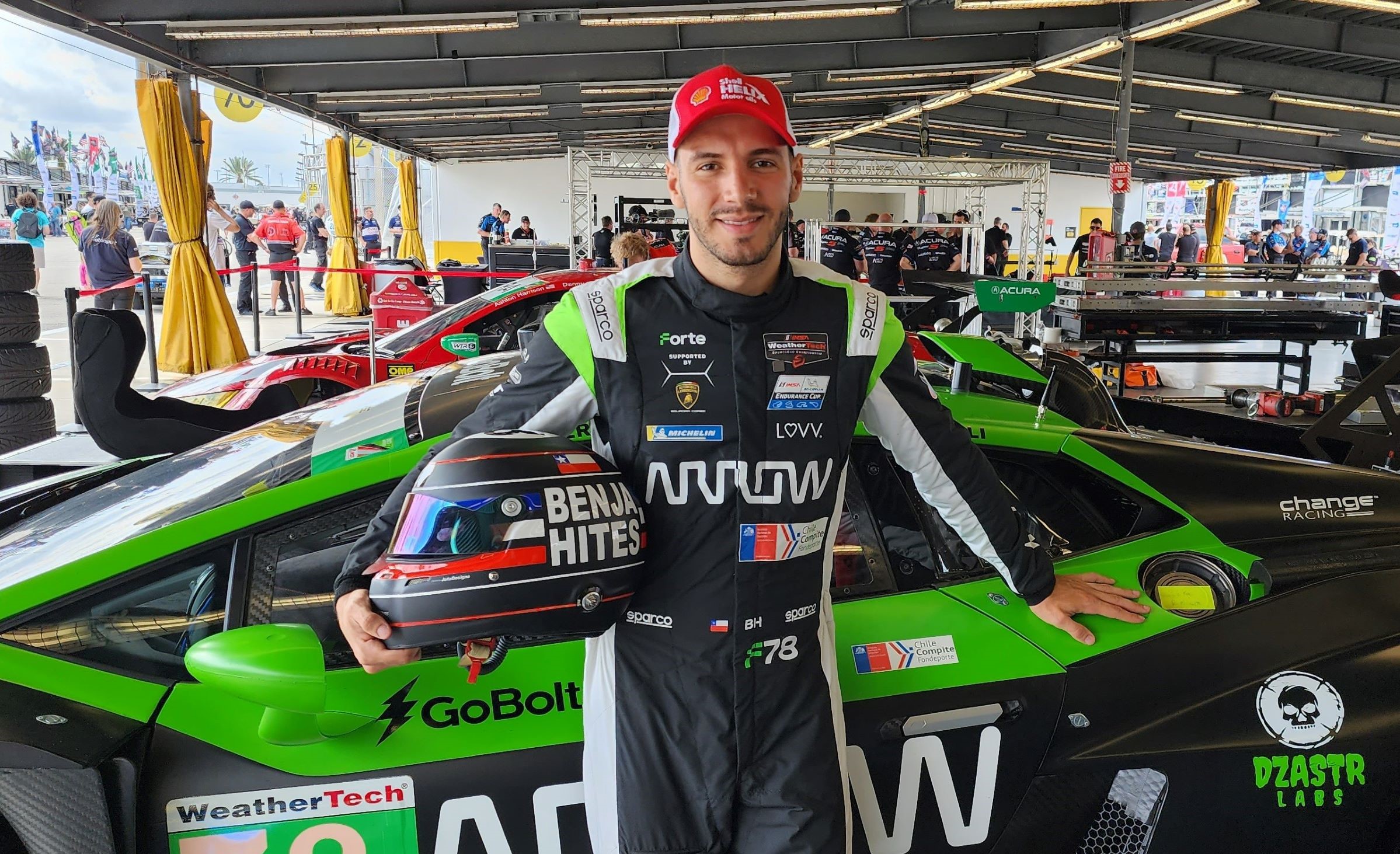 Equipo de Benjamín Hites apunta a la estrategia para las 24 Horas de Daytona