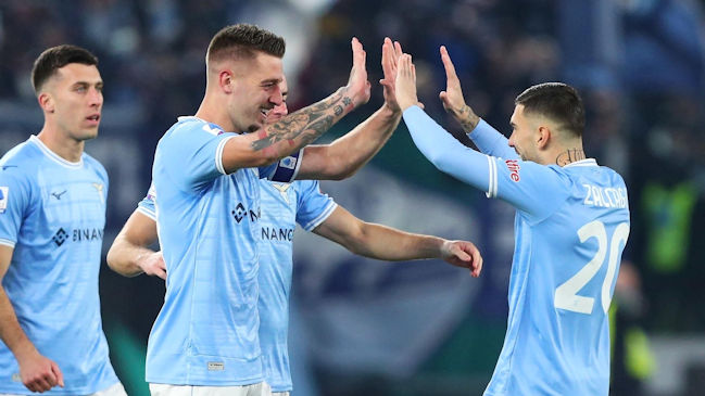 Lazio humilló con goleada a AC Milan y escaló a lo alto de la Serie A