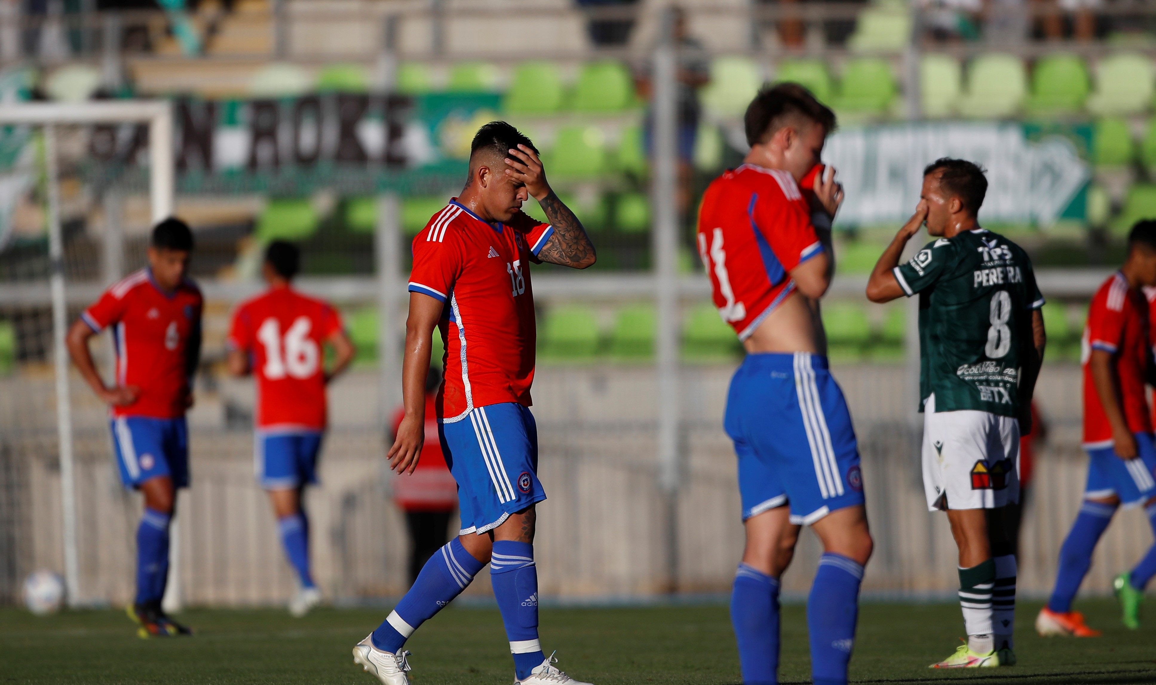 La Roja Sub 23 de Berizzo vivió una pesadilla al ser goleada por Santiago Wanderers en amistoso benéfico