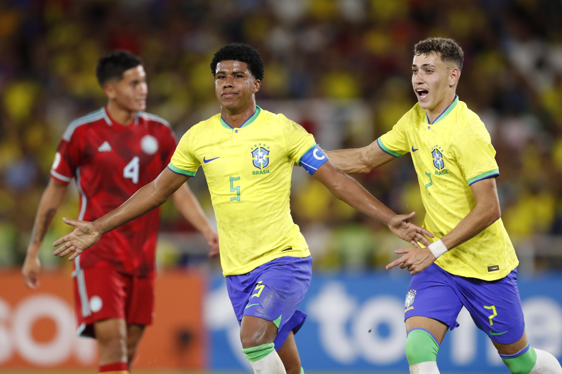 Brasil empató con Colombia y le dio una mano a Argentina en el Sudamericano Sub 20