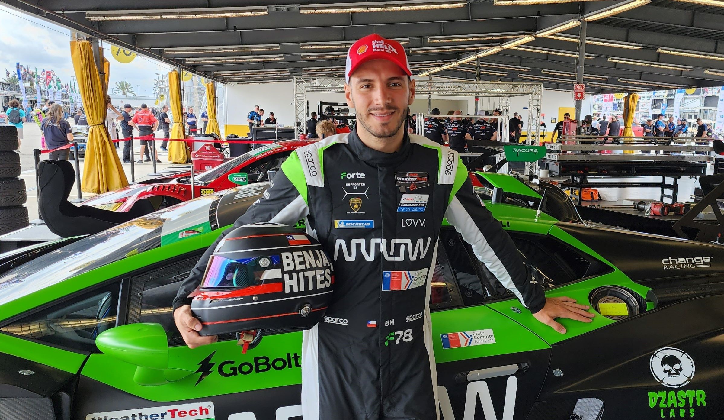 Benjamín Hites va por la quinta carrera de 24 horas en Estados Unidos