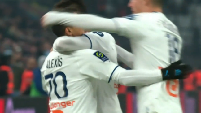 Alexis apareció oportunamente para marcar el empate de Marsella frente a Mónaco
