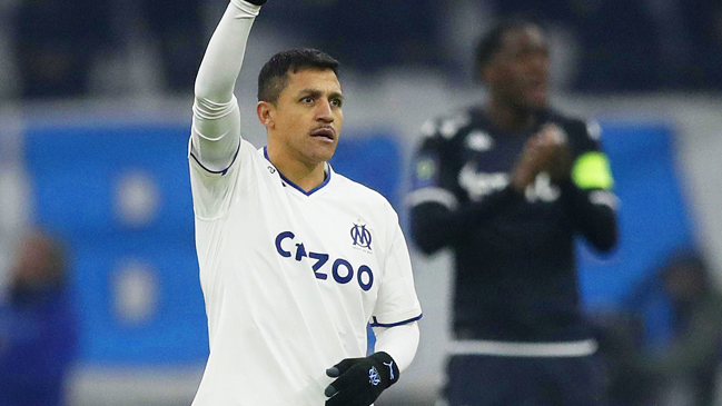 Alexis Sánchez brilló con el gol de Marsella en su igualdad contra Mónaco de Guillermo Maripán