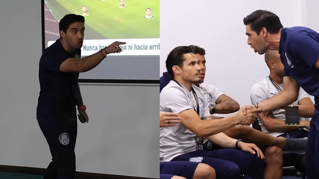 “Mirar a los ojos”: DT de Palmeiras usó una frase de Kuscevic para su arenga antes del título en la Supercopa
