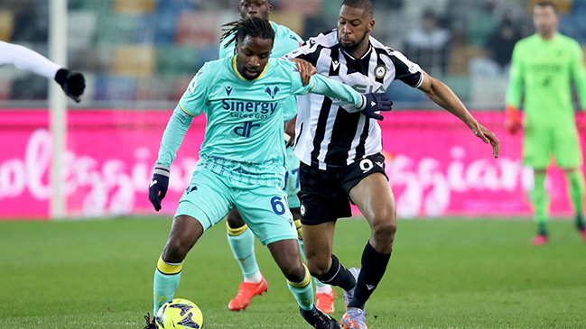 Udinese y Hellas Verona empataron con un sorprendente autogol