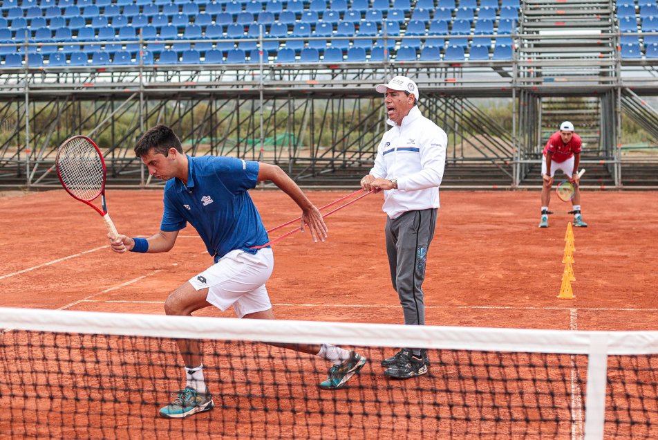 Chile cumplió un nuevo entrenamiento con miras al choque ante Kazajistán en Copa Davis