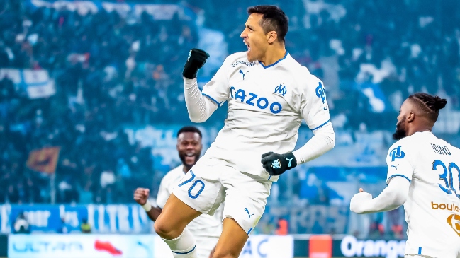 Alexis Sánchez fue incluido en el equipo ideal de la fecha 20 de la Ligue 1